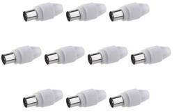 EMOS Conector IEC mufă drept, înșurubare 10 bucăți 71065 (1804100100)