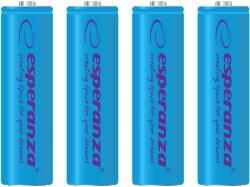Esperanza Baterie reîncărcabilă NI-MH AA 2000mAh 4 bucăți, albastru (EZA104B)