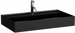 Laufen Kartell LAUFEN Mosdó, túlfolyónyílás nélkül, egy csaplyukkal, Fekete matt H8103367161111 (H8103367161111)