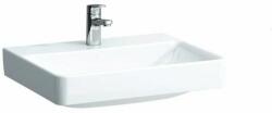 Laufen PRO S Mosdó, egy csaplyukkal, túlfolyónyílás nélkül, túlfolyócsatorna nyílása nélkül a lefolyószelepben, Fehér LCC Active bevonattal H810963A001561 (H810963A001561)