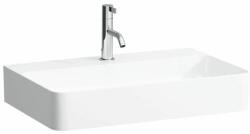 Laufen VAL Mosdó tál, csaplyuk paddal, túlfolyónyílás nélkül, egy csaplyukkal, Fehér LCC Active bevonattal H812284A001111 (H812284A001111)