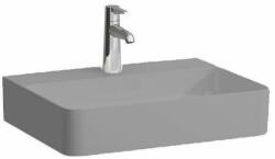 Laufen VAL Mosdótál, alsó felülete csiszolt, túlfolyónyílás nélkül, egy csaplyukkal, Graphite matt H8162827581111 (H8162827581111)