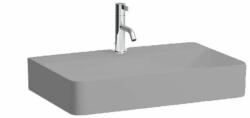 Laufen VAL Mosdótál, alsó felülete csiszolt, túlfolyónyílás nélkül, egy csaplyukkal, Graphite matt H8162857581111 (H8162857581111)