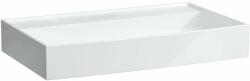Laufen Kartell LAUFEN Mosdótál, alsó felülete csiszolt, túlfolyónyílás nélkül, csaplyuk nélkül, Fehér LCC bevonattal H8163364001121 (H8163364001121)