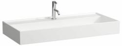 Laufen Kartell LAUFEN Mosdótál, alsó felülete csiszolt, túlfolyónyílás nélkül, egy csaplyukkal, Fehér H8163370001111 (H8163370001111)