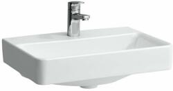 Laufen PRO S Ráépíthető mosdó, kompakt, egy csaplyukkal, túlfolyónyílás nélkül, túlfolyócsatorna nyílása nélkül a lefolyószelepben, Fehér LCC Active bevonattal H818958A001561 (H818958A001561)