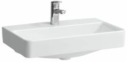 Laufen PRO S Ráépíthető mosdó, kompakt, egy csaplyukkal, túlfolyónyílás nélkül, túlfolyócsatorna nyílása nélkül a lefolyószelepben, Fehér LCC Active bevonattal H818959A001561 (H818959A001561)