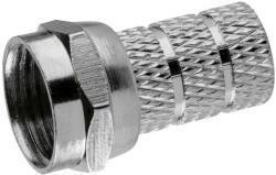 EMOS Conector F mufe pentru cablu coaxial 3C2V, 10 bucăți 70217 (1807100300)