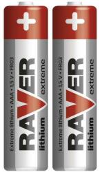 RAVER Baterie litiu RAVER FR03 (AAA), 2 bucăți 71051 (1321112000)