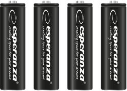 Esperanza Baterie reîncărcabilă NI-MH AA 2600mAh 4 bucăți, negru (EZA106) Baterie reincarcabila