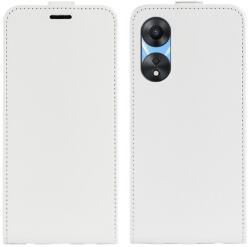 Husă rabatabilă pentru Oppo A58 4G albă