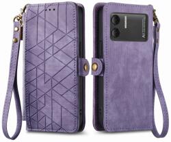 Husa portofel GEOM pentru Doogee X98 / X98 Pro violet