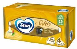 Zewa Papírzsebkendő ZEWA Softis 4 rétegű 80 db-os dobozos Soft & Sensitive (830423) - robbitairodaszer