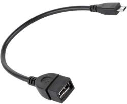  Cablu OTG, USB A mama-micro USB tata, 20cm, L100622