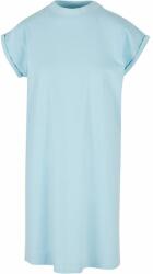 Build Your Brand Lezser pamut ruha állógallérral - Óceánkék | 4XL (BY101-1000343831)