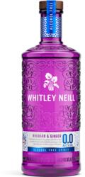 Whitley Neill Rhubarb & Ginger Alkoholmentes Gin 0, 7L 0% - mindenamibar
