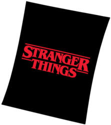 Stranger Things takaró wellsoft 130*170 cm fekete