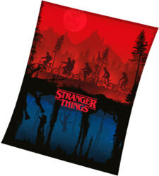  Stranger Things takaró wellsoft 150*200 cm piros-kék