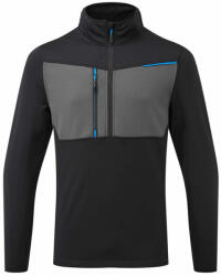 Portwest WX3 félzippzáras polár pulóver (T755BKRM) - bestmunkaruha