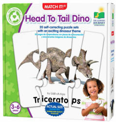 The Learning Journey - Puzzle Potriveste Corpul Dinozaurilor (tlj345719) - carlatoys Puzzle