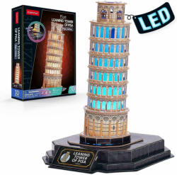 CubicFun - PUZZLE 3D TURNUL DIN PISA EDITIE LUMINOASA 42 PIESE (CUL535h)