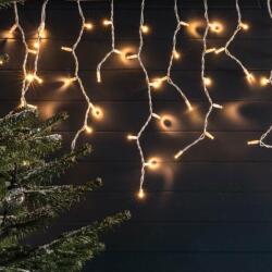 Lumineo LED sorolható jégcsap fényfüggöny meleg fehér 7, 35m (250 LED) KIEGÉSZÍTŐ (495794)