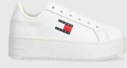 Tommy Hilfiger bőr sportcipő TJW FLATFORM ESS fehér, EN0EN02518 - fehér Női 40 - answear - 30 490 Ft