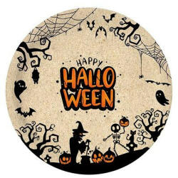 Parti Tányér Halloween, 23cm, 10db (LUFI988233)
