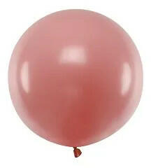 Partydeco Lufi 24" (60cm-es) léggömb, Pasztell Vadrózsa (LUFI451099)