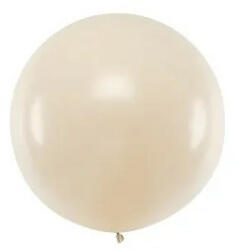 Partydeco Lufi 1m-es léggömb, Pasztell krémszínű (LUFI659866)