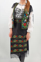 Magazin Traditional Costum Traditional - Vesta, brau si 2 Fote brodate cu model traditional Iulia