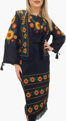 Magazin Traditional Costum Traditional Vesta si 2 Fote brodate cu model traditional 4
