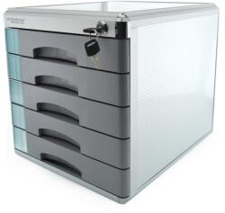 OFFICE BOX Suport cu 5 sertare pentru documente OFFICE BOX tip inchis