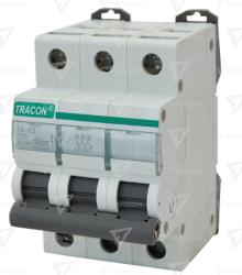 TRACON Siguranţă automată, 3 poli, curba caracteristică B 63A, 4, 5 kA (MB-3B-63)