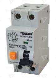 TRACON Disj. cu prot. diferenţială, electromecanic, 2P, 2 mod, curba B 40A, 300 mA, 6kA, AC (KVKMB-40/300)