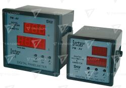 TRACON Ampermetru şi voltmetru digital cu raport de transf. reglabil 96×96mm, 500V AC, 0-9500/5A AC (DTT-1-96)