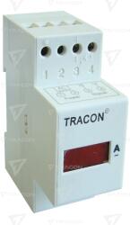 TRACON Voltmetru digital modular de c. a. , montaj pe şină 500V AC, Us=230V (ACVMSD-500)