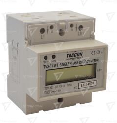 TRACON Contor monof. energie el. , direct, afişaj LCD, tip fereastră 230V / 30 (100)A Pd=1W (TVO-F1-WT)
