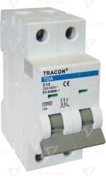 TRACON Siguranţă automată, 2 poli, curba caracteristică B 25A, B, 2P, 10kA (TDA-2B-25)