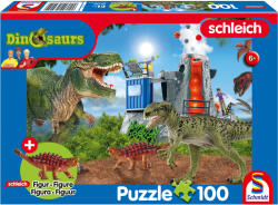 Schmidt Spiele - Puzzle Dinozaurii din timpurile preistorice - 100 piese Puzzle
