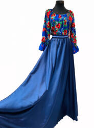 Ie traditionala Rochie stilizata cu motive traditionale lunga Anisia 2