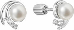 Pavona Cercei din argint cu perle de râu și zirconi 21091.1B