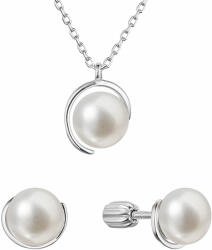 Pavona Set de perle cu perla albă de râu 29055.1B