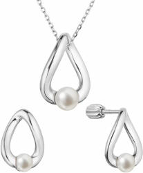 Pavona Set de perle cu alb perlat de râu 29057.1B