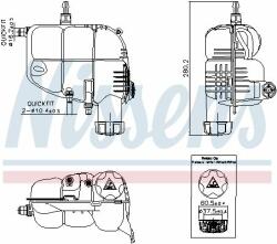 NISSENS Vas de expansiune, racire NISSENS ** FIRST FIT ** 996185 (996185)