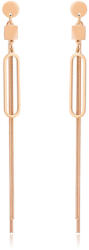 Xuping Cercei eleganti din otel inoxidabil placat cu aur roz, Xuping (SN00055) (SN00055)