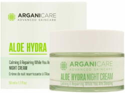 Arganicare Testápoló termékek fehér aloe hydra nourishing night cream krem odżywczy na noc z aloesem 50 ml