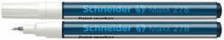 Schneider Marker cu vopsea, varf 0.8 mm, alb, SCHNEIDER Maxx 278 (S-127849)
