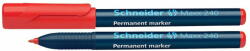 Schneider Marker permanent, varf 1-2mm, rosu, SCHNEIDER Maxx 240 (S-124002)