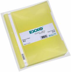 EXXO Dosar plastic, cu sina si perforatii, A4, galben, , 50 buc/set, EXXO (EX18616606)